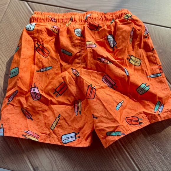 Cat & Jack l Orange Popsicle Print Boy’s Swim Shorts l Size: 3T - Picture 3 of 7
